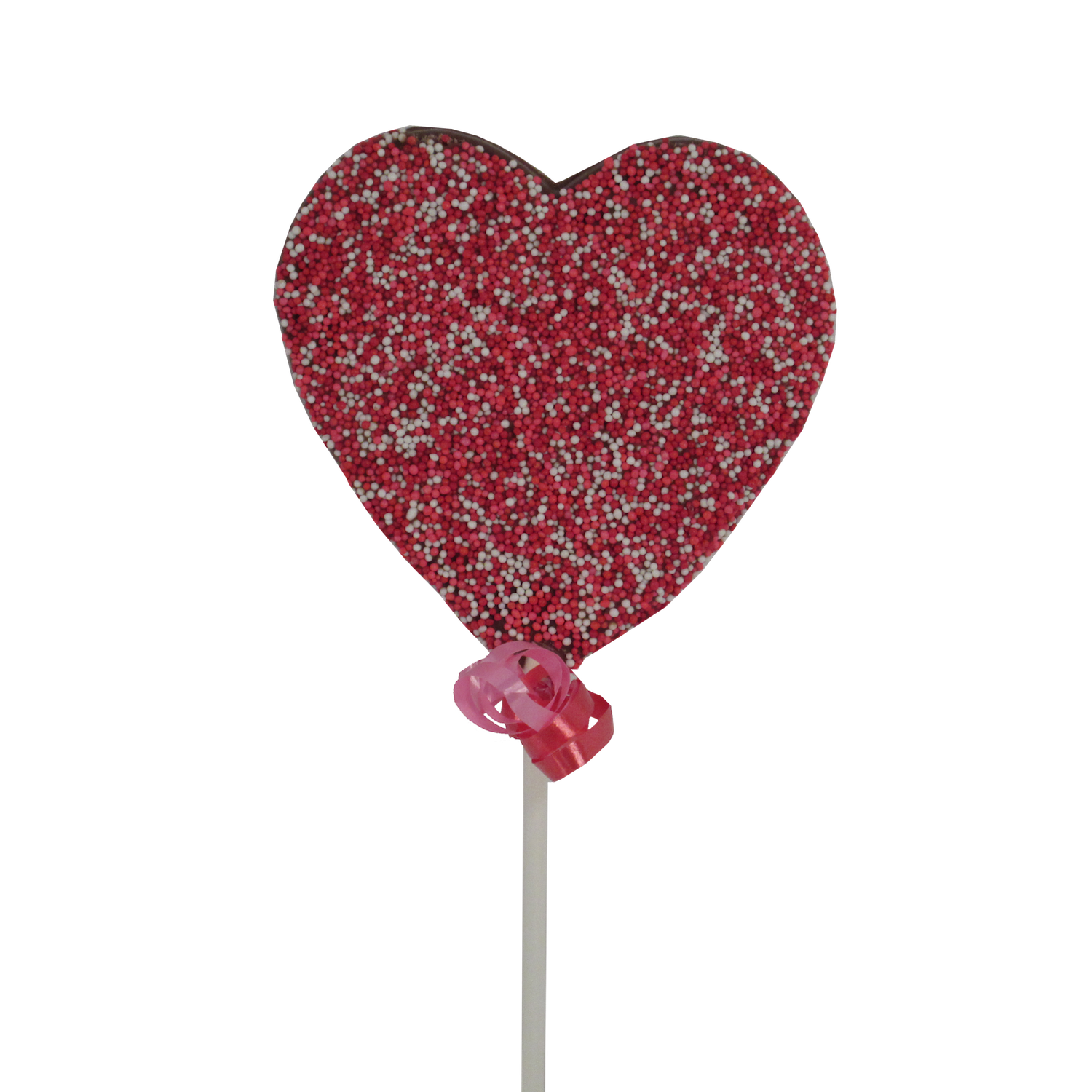 Valentine Large Heart Sucker With Non Pareils Mary S Cakery And Candy Kitchen