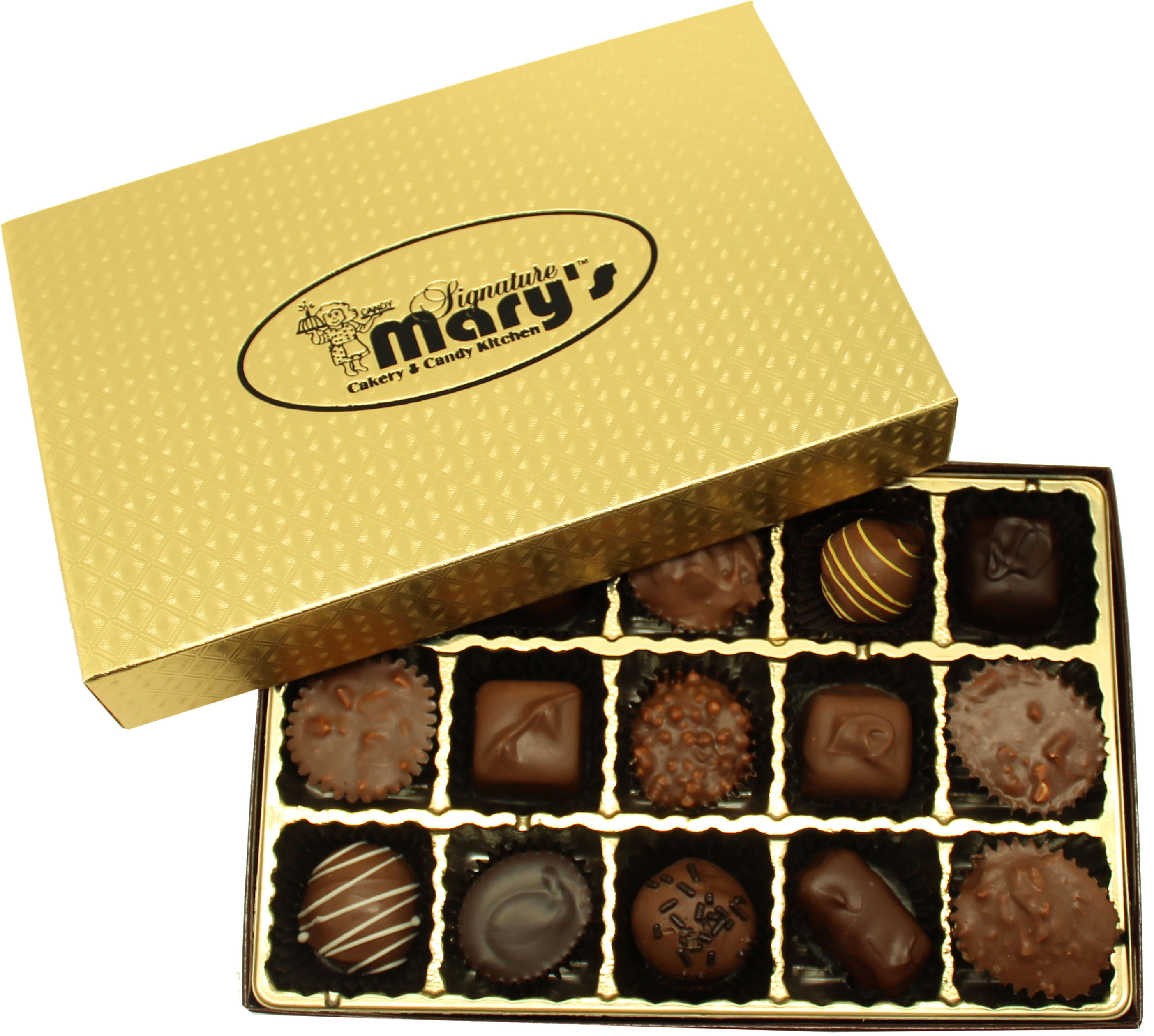 15 Piece Boxed Chocolates Marys Cakery And Candy Kitchen