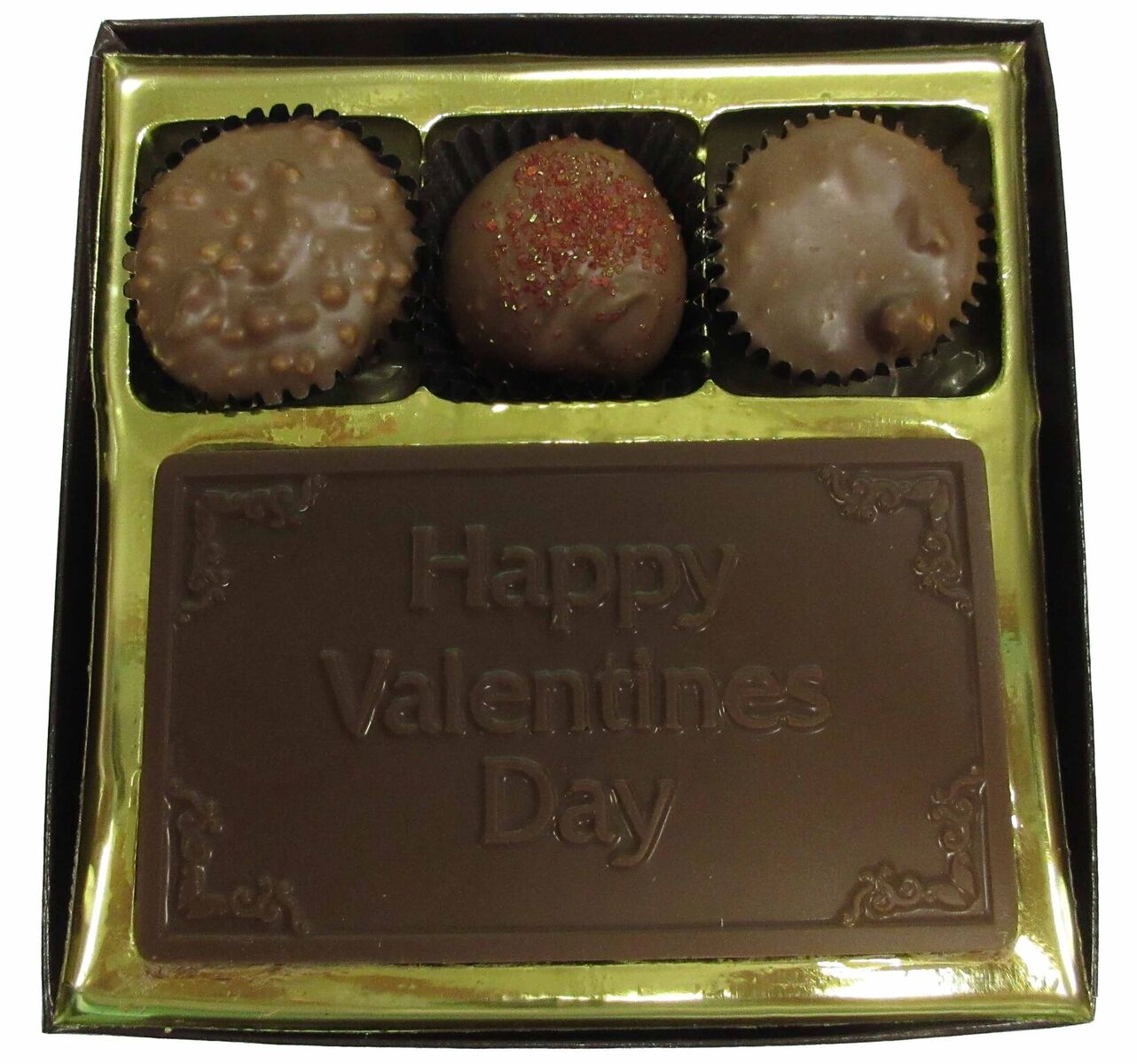 Valentine Mixed Chocolate W Message Marys Cakery And Candy Kitchen 6198